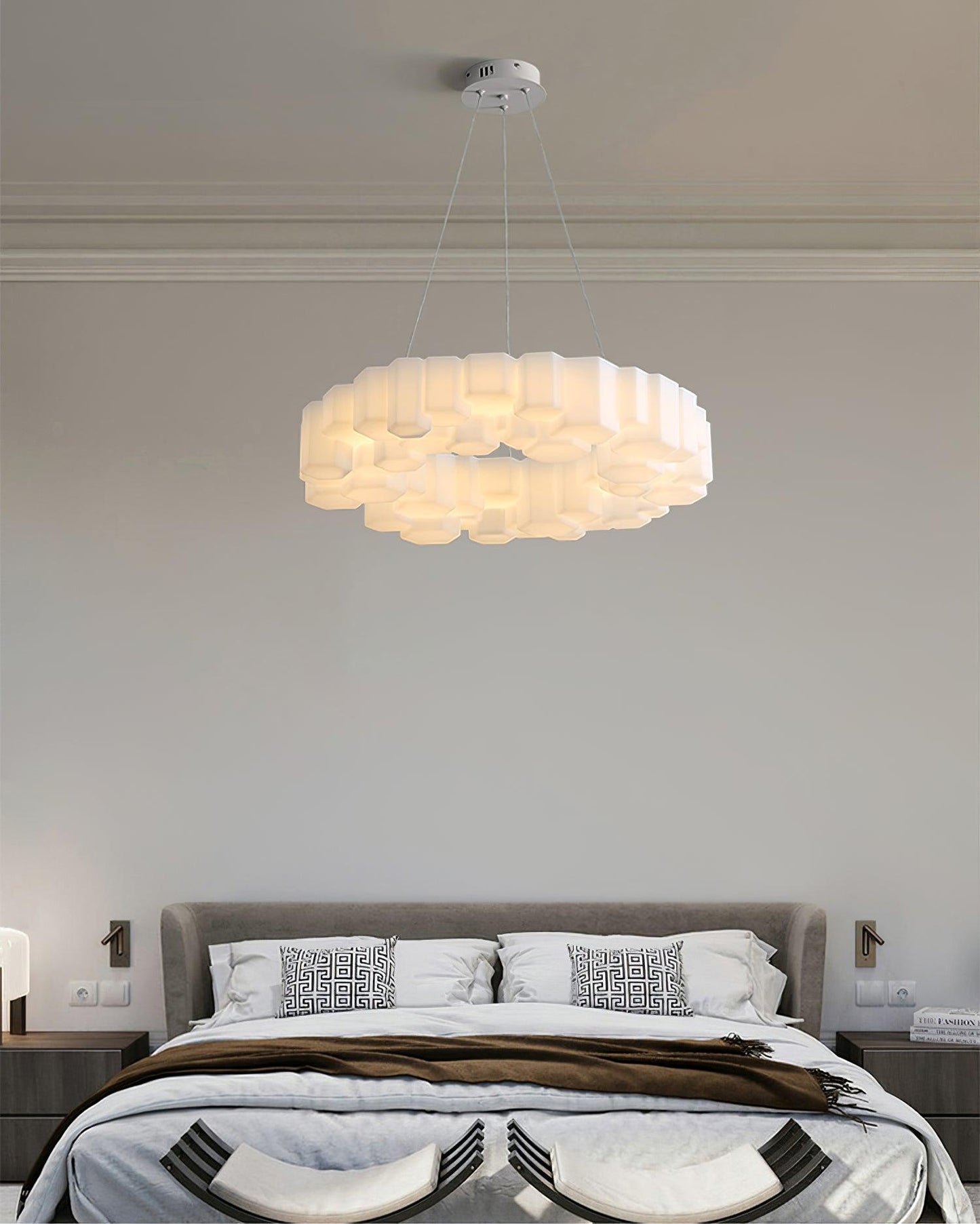 Honeycomb Gasolier Chandelier