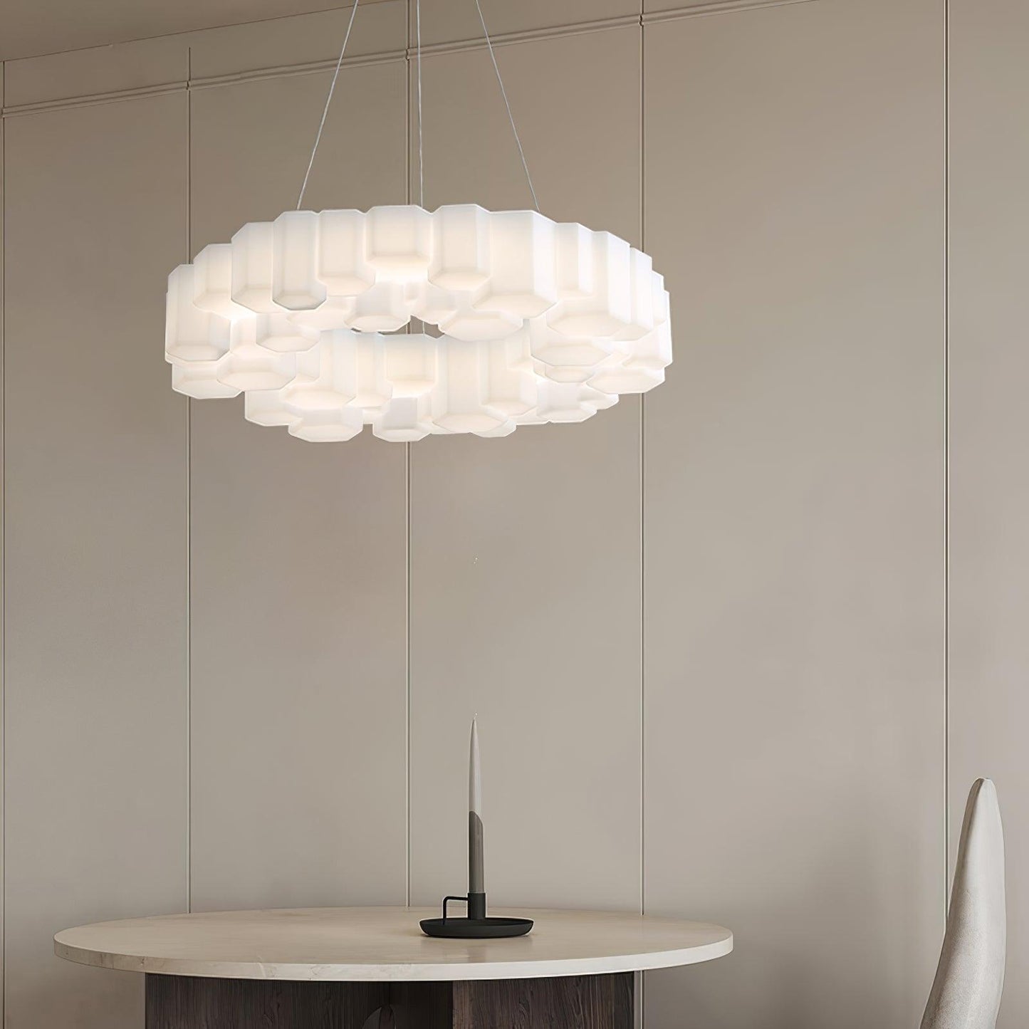 Honeycomb Gasolier Chandelier