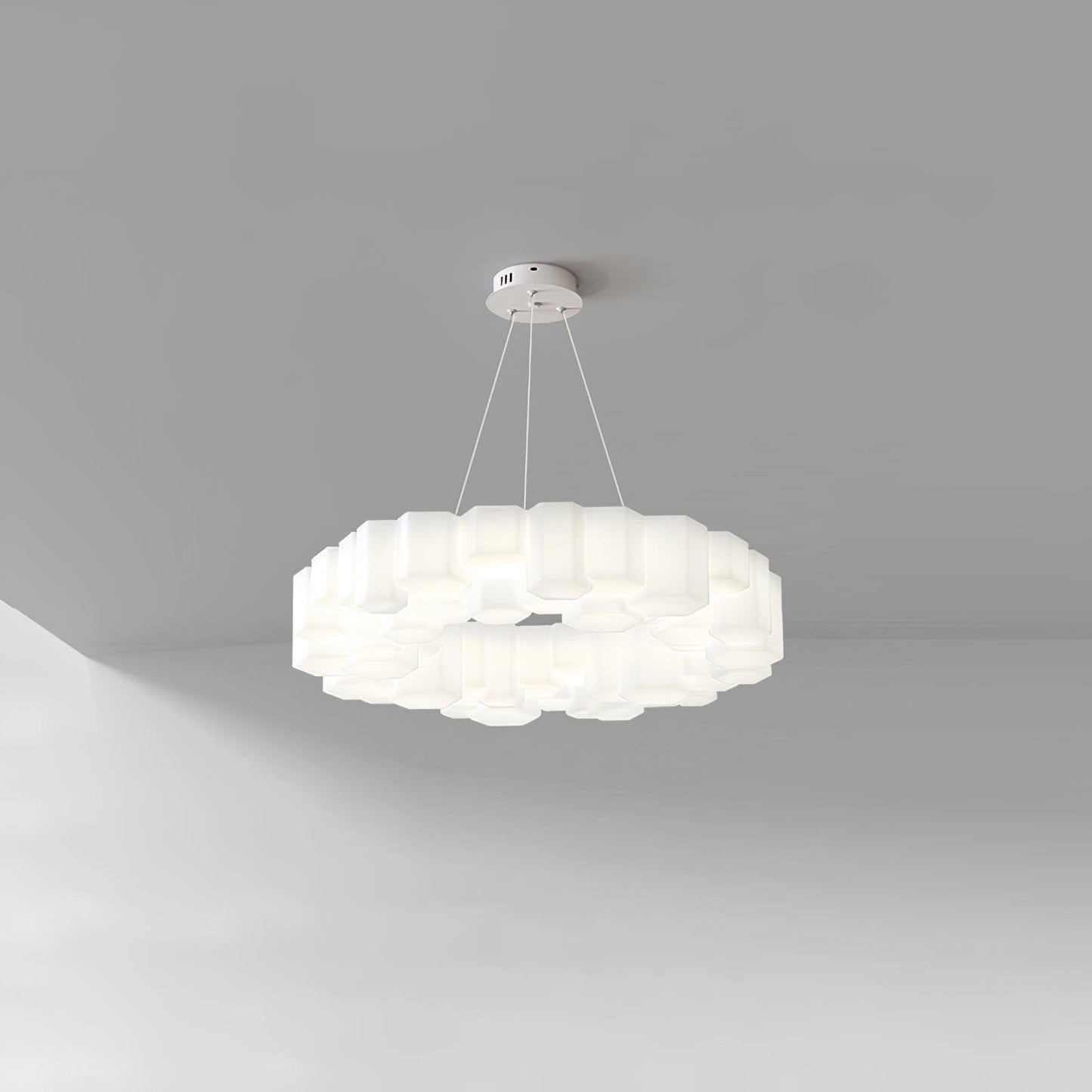 Honeycomb Gasolier Chandelier