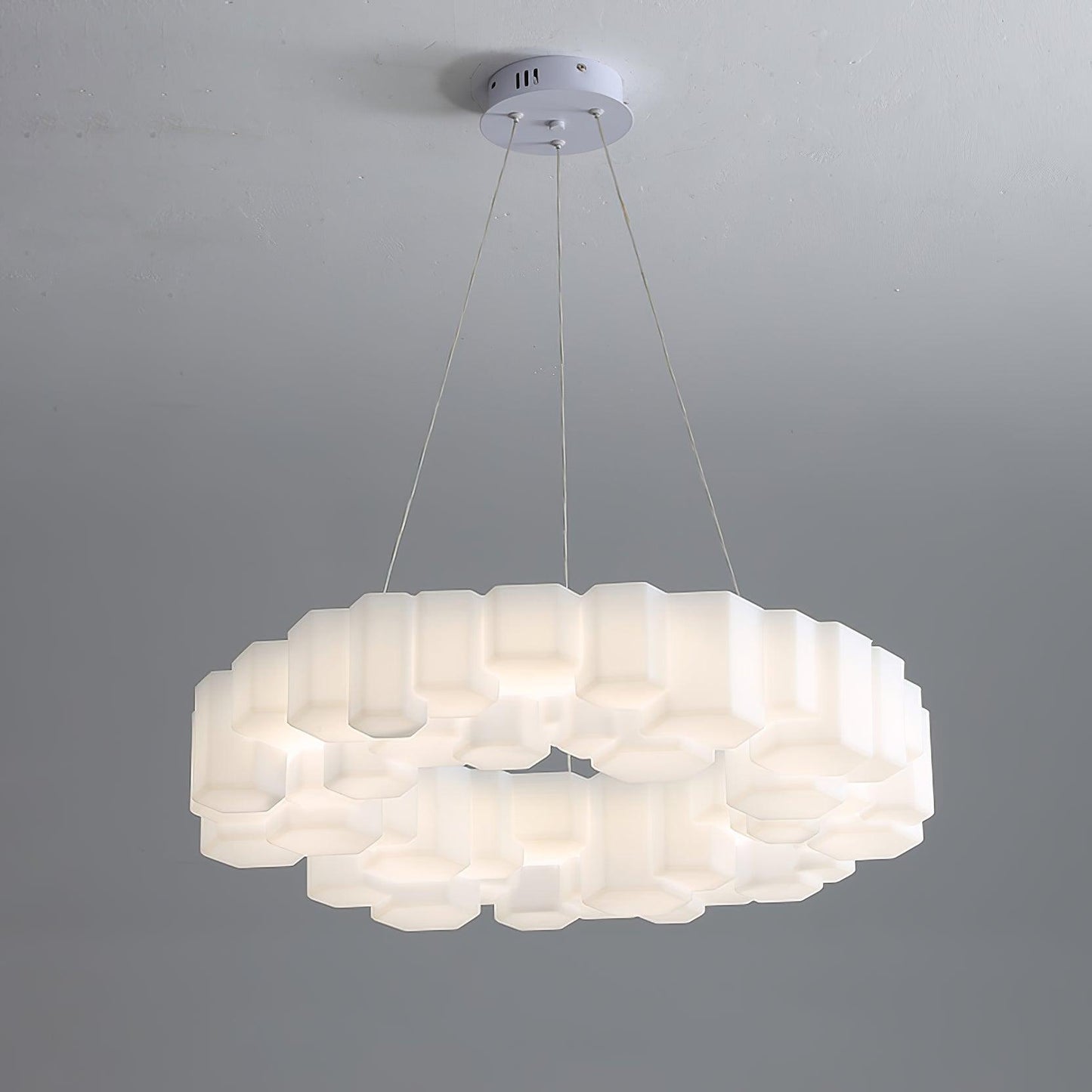 Honeycomb Gasolier Chandelier