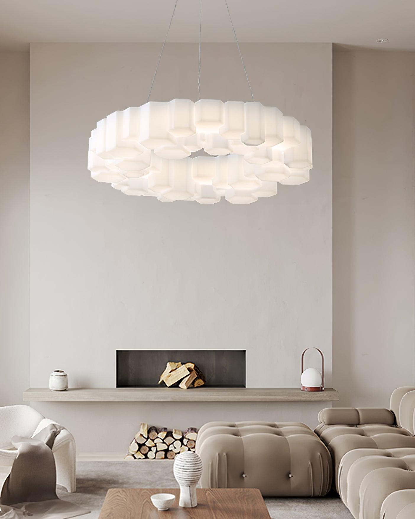 Honeycomb Gasolier Chandelier