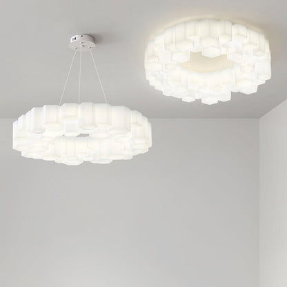 Honeycomb Gasolier Chandelier