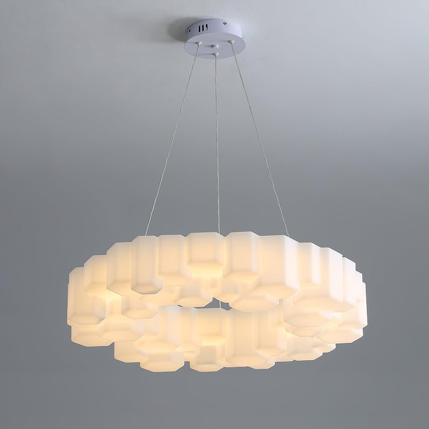 Honeycomb Gasolier Chandelier