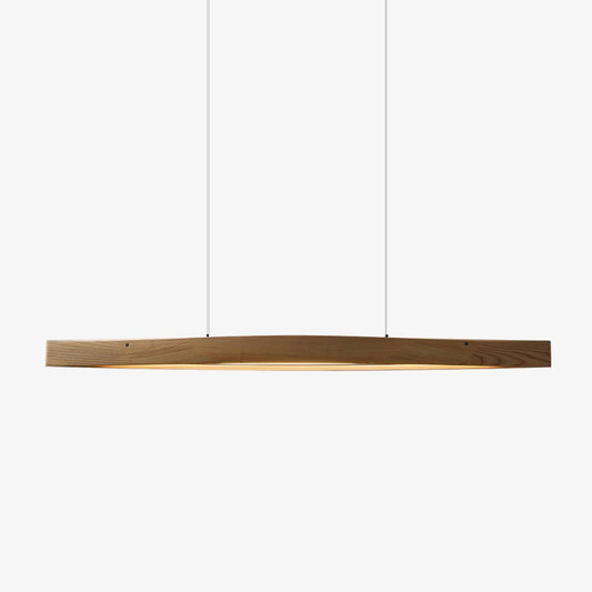 Horizon Linear Wood Droplight Pendant Lamp