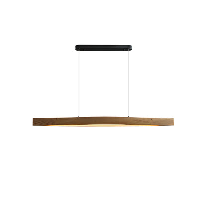 Horizon Linear Wood Droplight Pendant Lamp