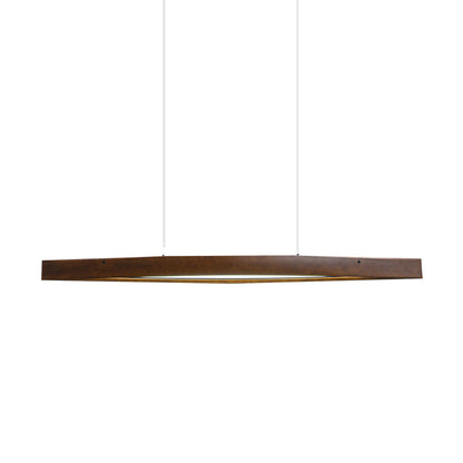 Horizon Linear Wood Droplight Pendant Lamp