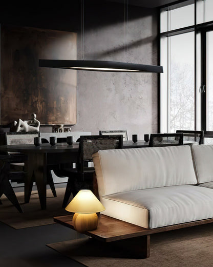 Horizon Linear Wood Droplight Pendant Lamp