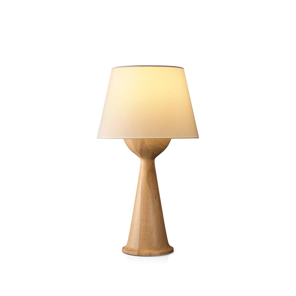 Hourglass Wood Accent lamp Table Lamp