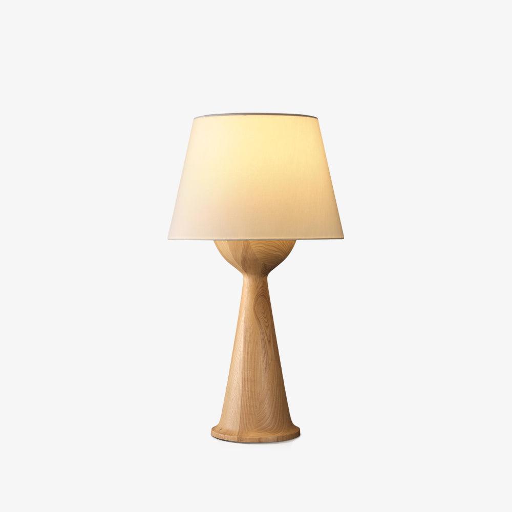 Hourglass Wood Accent lamp Table Lamp