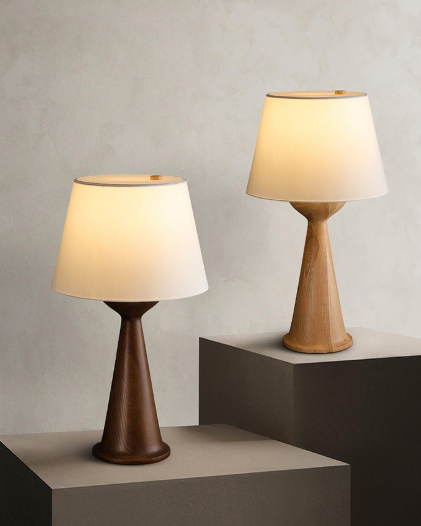 Hourglass Wood Accent lamp Table Lamp