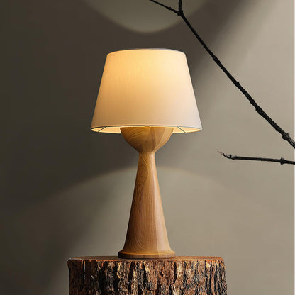 Hourglass Wood Accent lamp Table Lamp