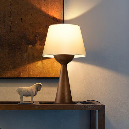 Hourglass Wood Accent lamp Table Lamp