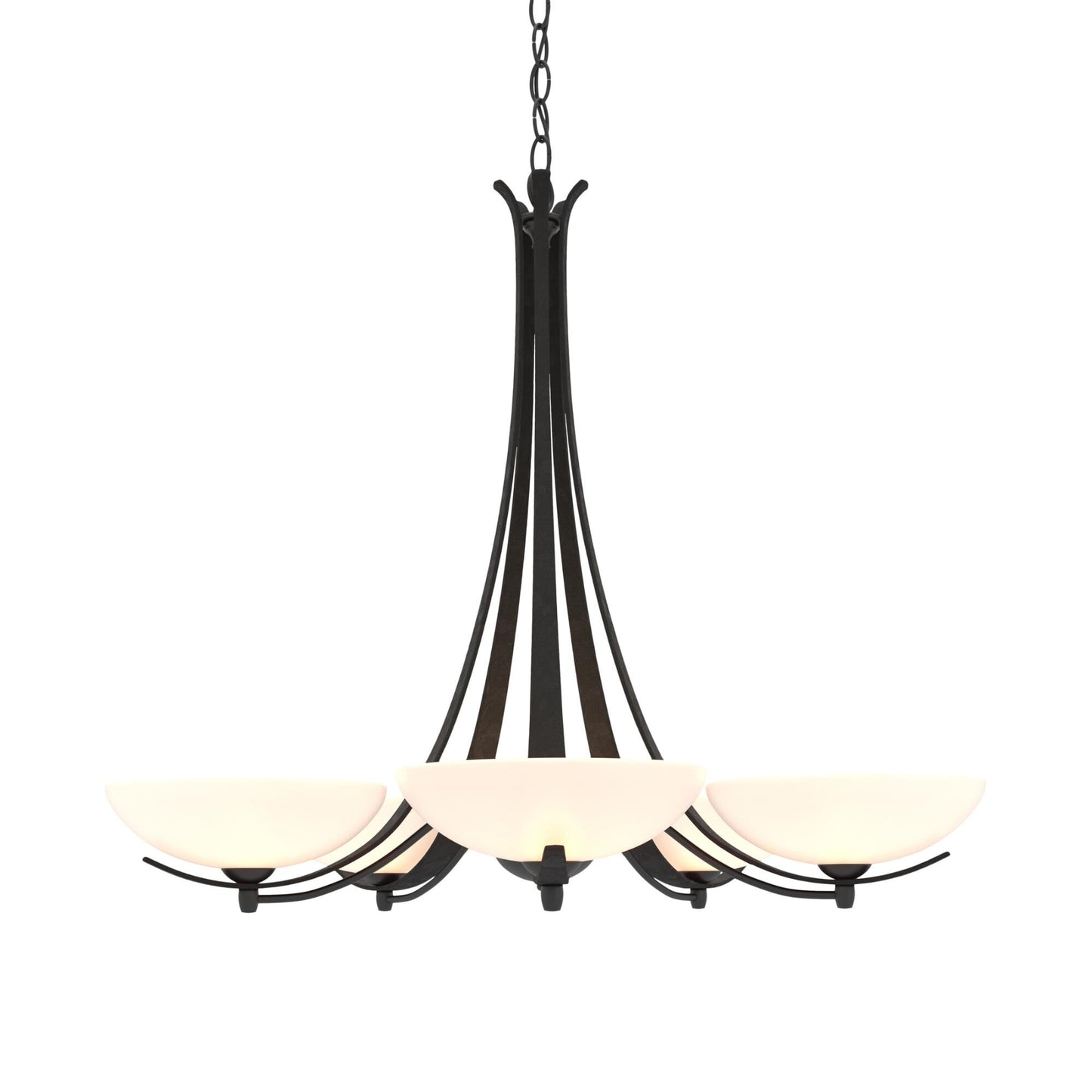 Hubbardton Forge Aegis 31 Inch 5 Light Chandelier Cp7343