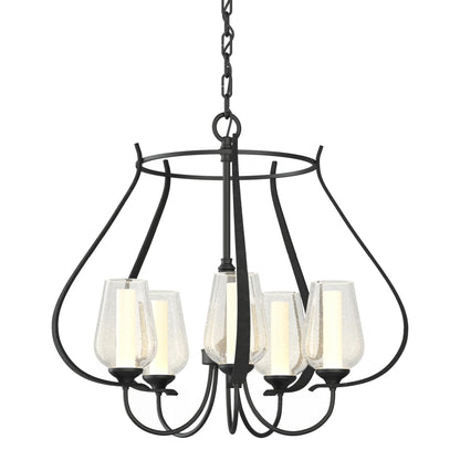 Hubbardton Forge Flora 22 Inch 5 Light Chandelier Cp8086