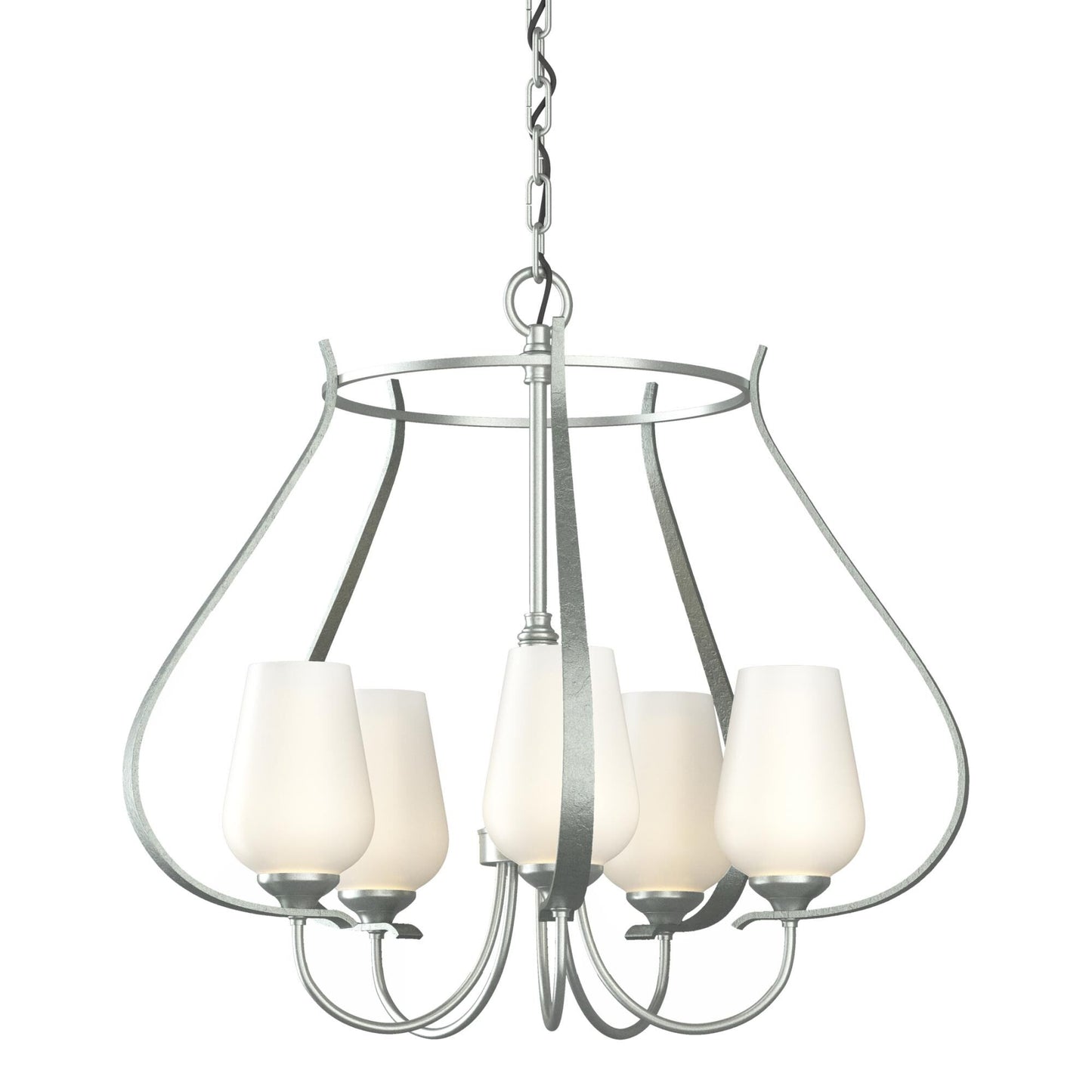 Hubbardton Forge Flora 22 Inch 5 Light Chandelier Cp8086