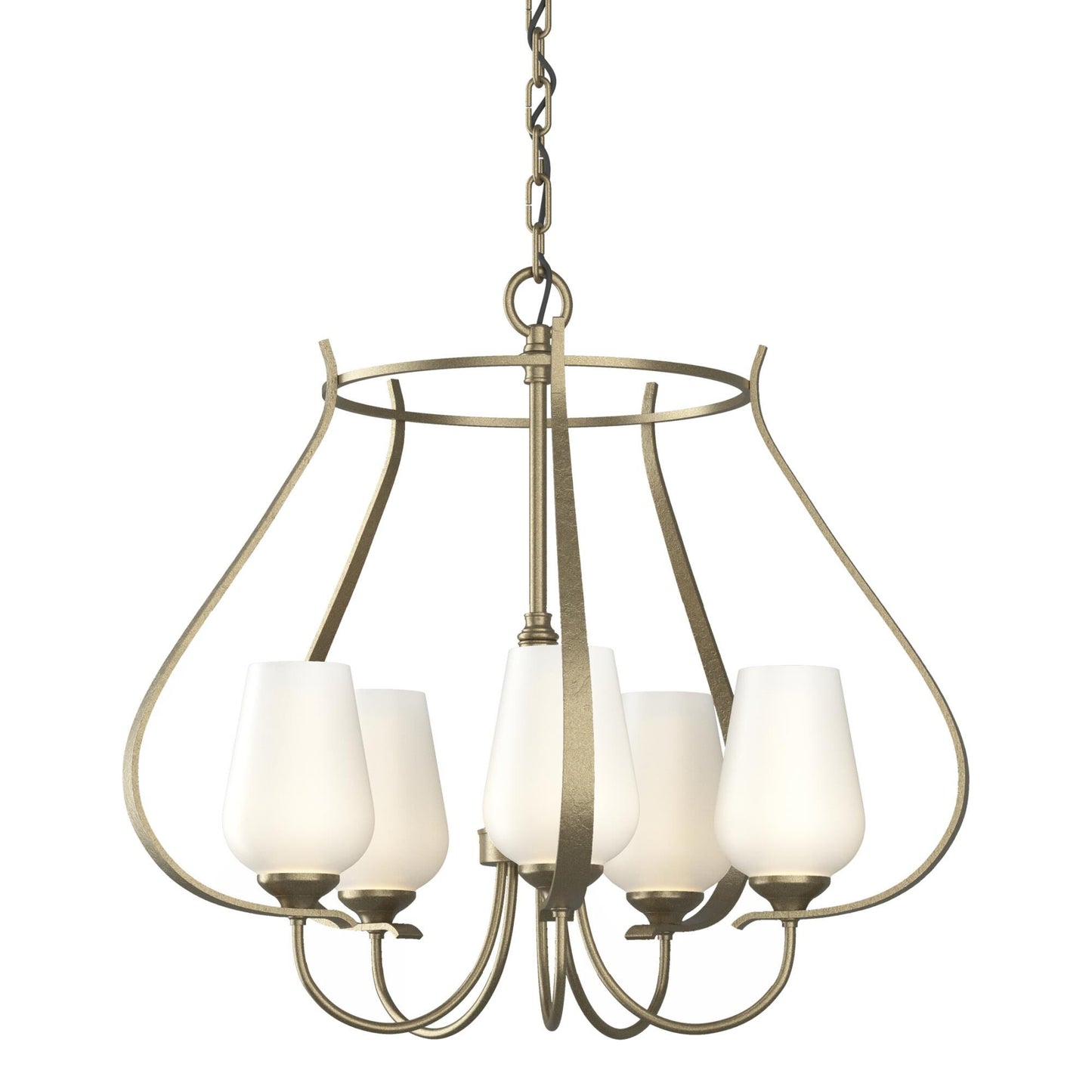 Hubbardton Forge Flora 22 Inch 5 Light Chandelier Cp8086