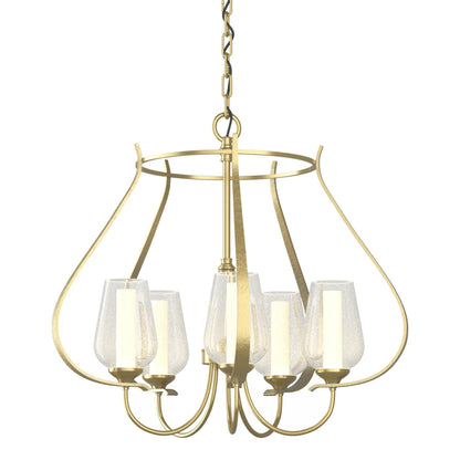 Hubbardton Forge Flora 22 Inch 5 Light Chandelier Cp8086