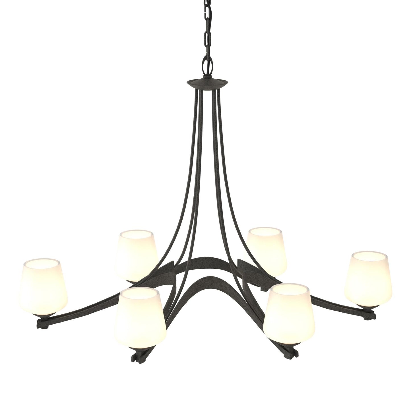 Hubbardton Forge Oval 38 Inch 6 Light Chandelier Cp8419