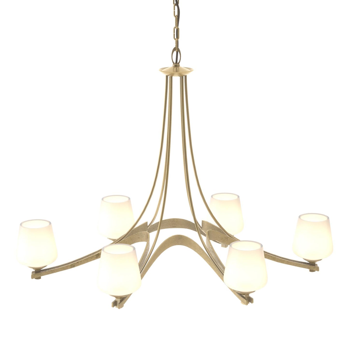 Hubbardton Forge Oval 38 Inch 6 Light Chandelier Cp8419