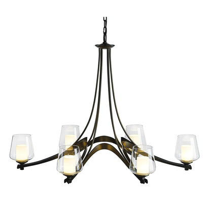 Hubbardton Forge Oval 38 Inch 6 Light Chandelier Cp8426