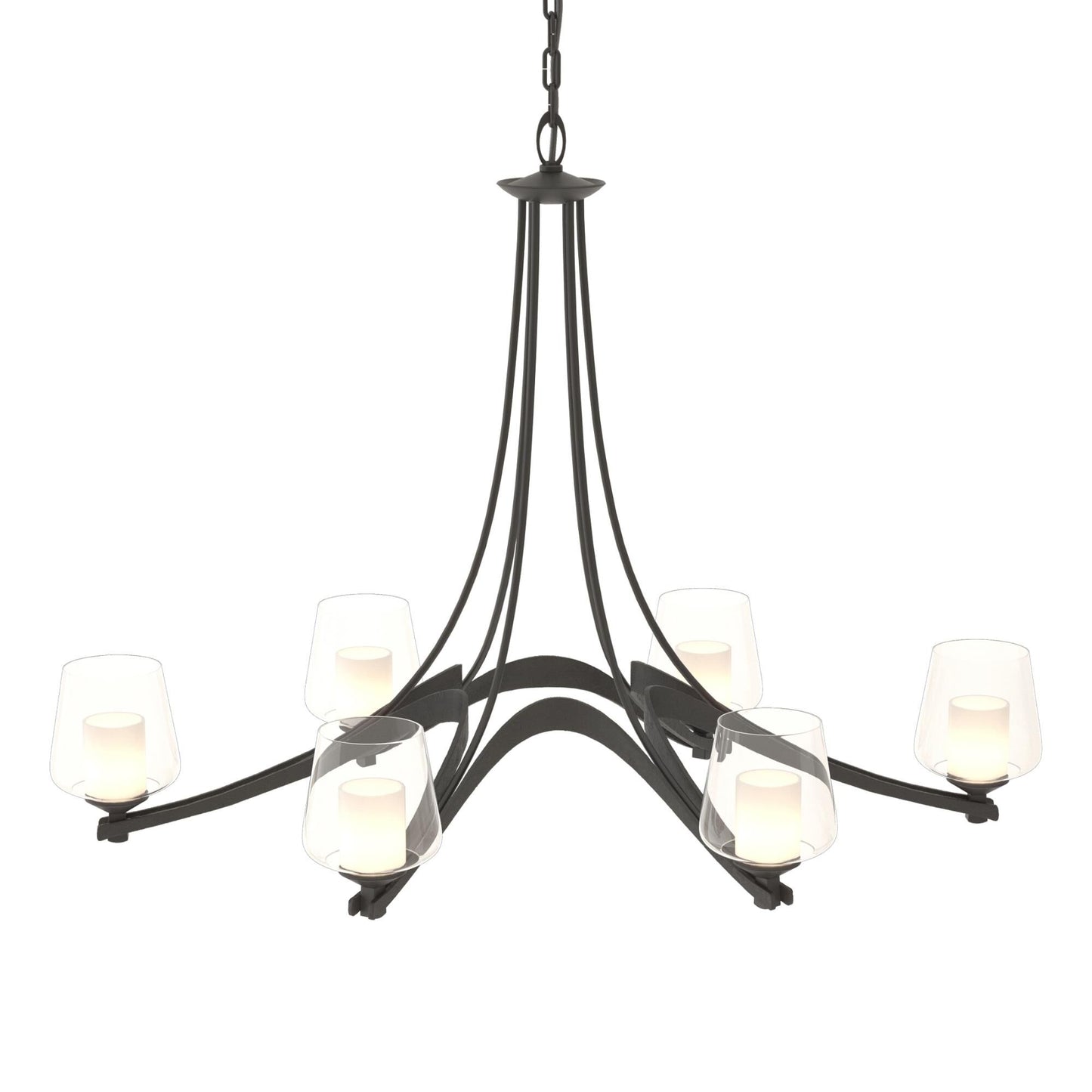 Hubbardton Forge Oval 38 Inch 6 Light Chandelier Cp8426