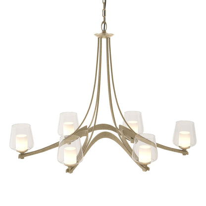 Hubbardton Forge Oval 38 Inch 6 Light Chandelier Cp8426