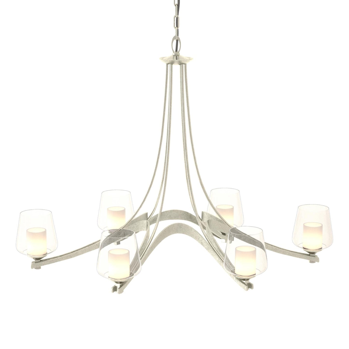 Hubbardton Forge Oval 38 Inch 6 Light Chandelier Cp8426