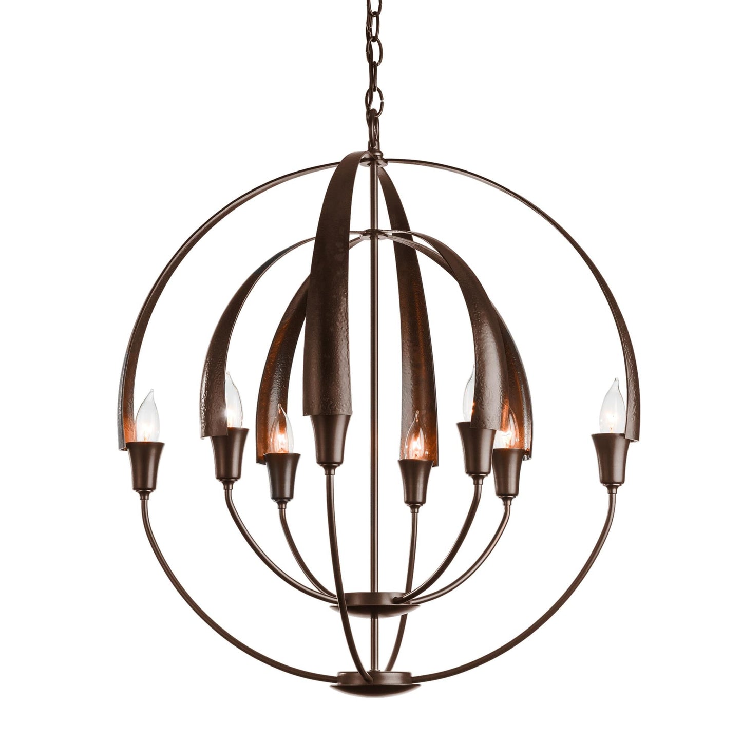 Hubbardton Forge Cirque 25 Inch 8 Light Chandelier Cp8467