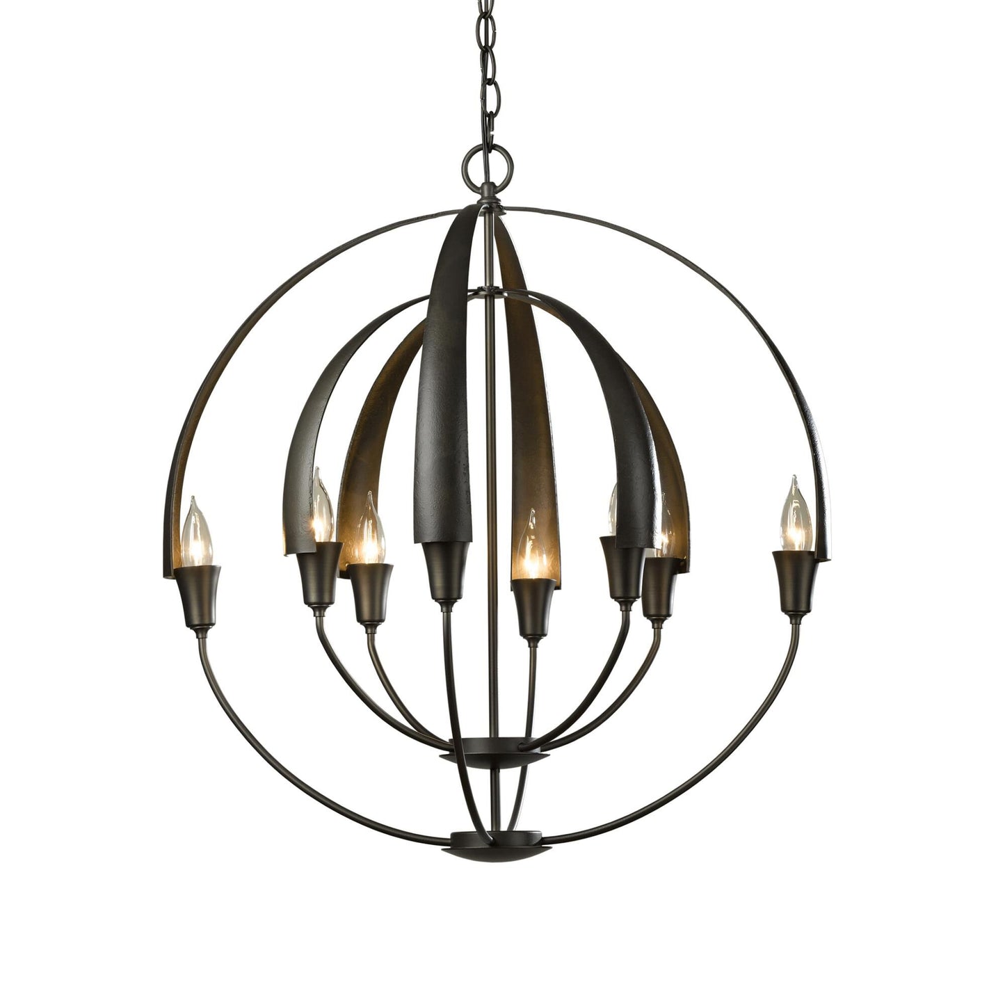 Hubbardton Forge Cirque 25 Inch 8 Light Chandelier Cp8467