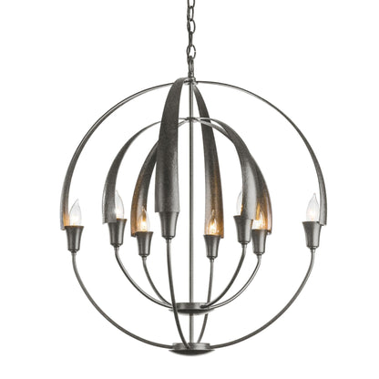 Hubbardton Forge Cirque 25 Inch 8 Light Chandelier Cp8467