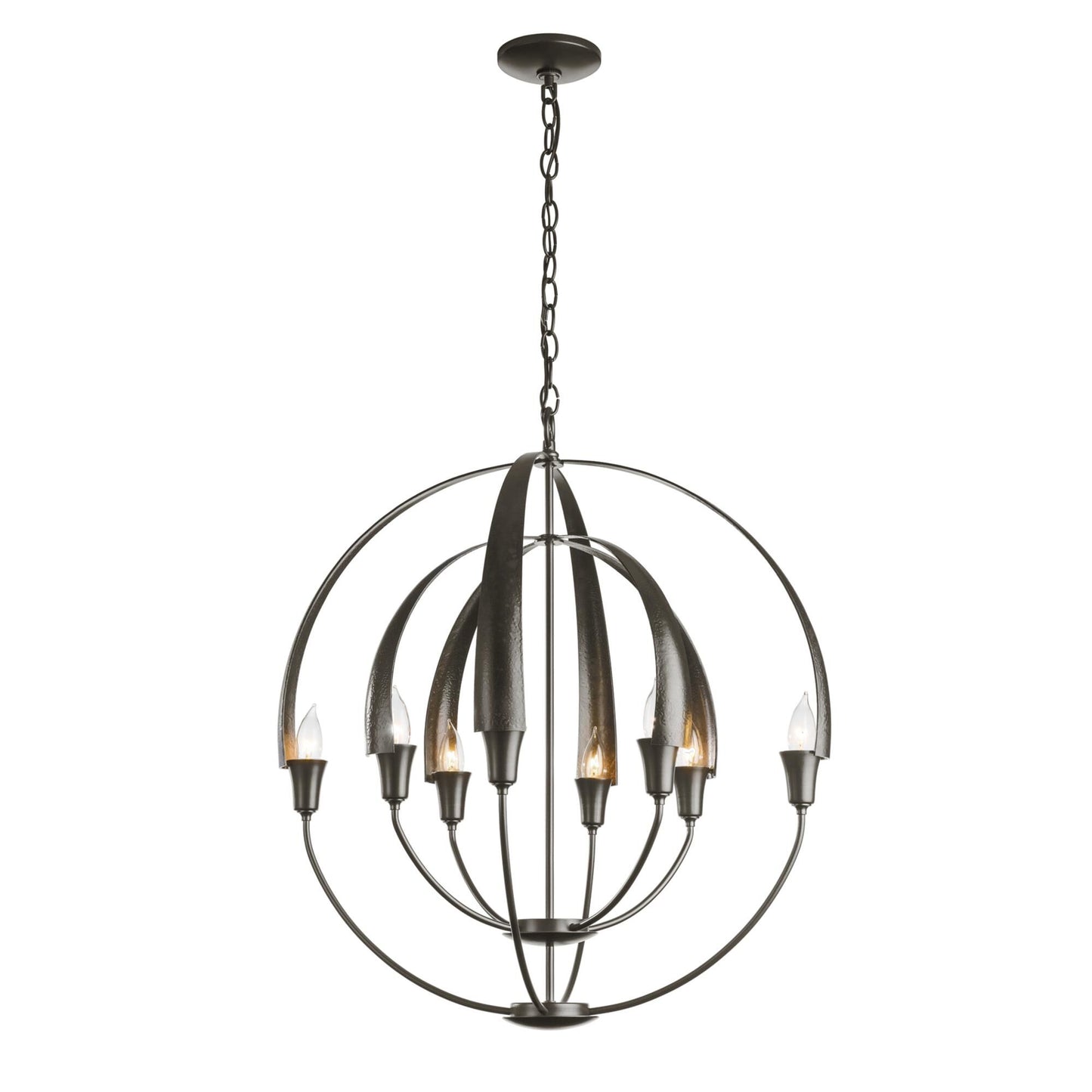 Hubbardton Forge Cirque 25 Inch 8 Light Chandelier Cp8467