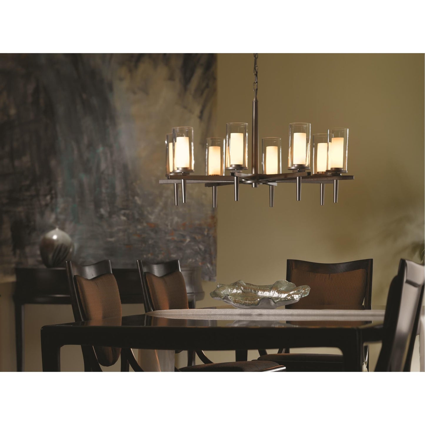 Hubbardton Forge Constellation 34 Inch 8 Light Chandelier Cp8507