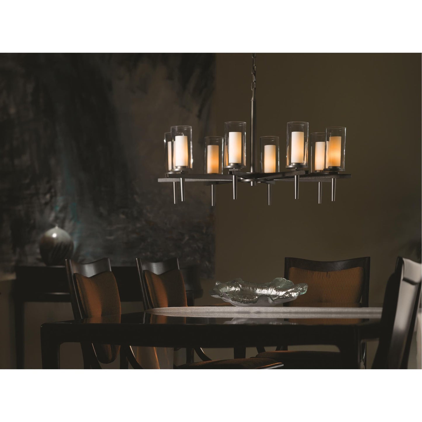 Hubbardton Forge Constellation 34 Inch 8 Light Chandelier Cp8507