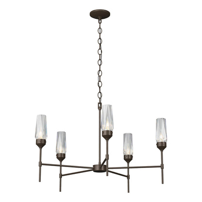 Hubbardton Forge Luma 30 Inch 5 Light Chandelier Cp270431