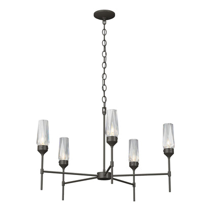 Hubbardton Forge Luma 30 Inch 5 Light Chandelier Cp270431