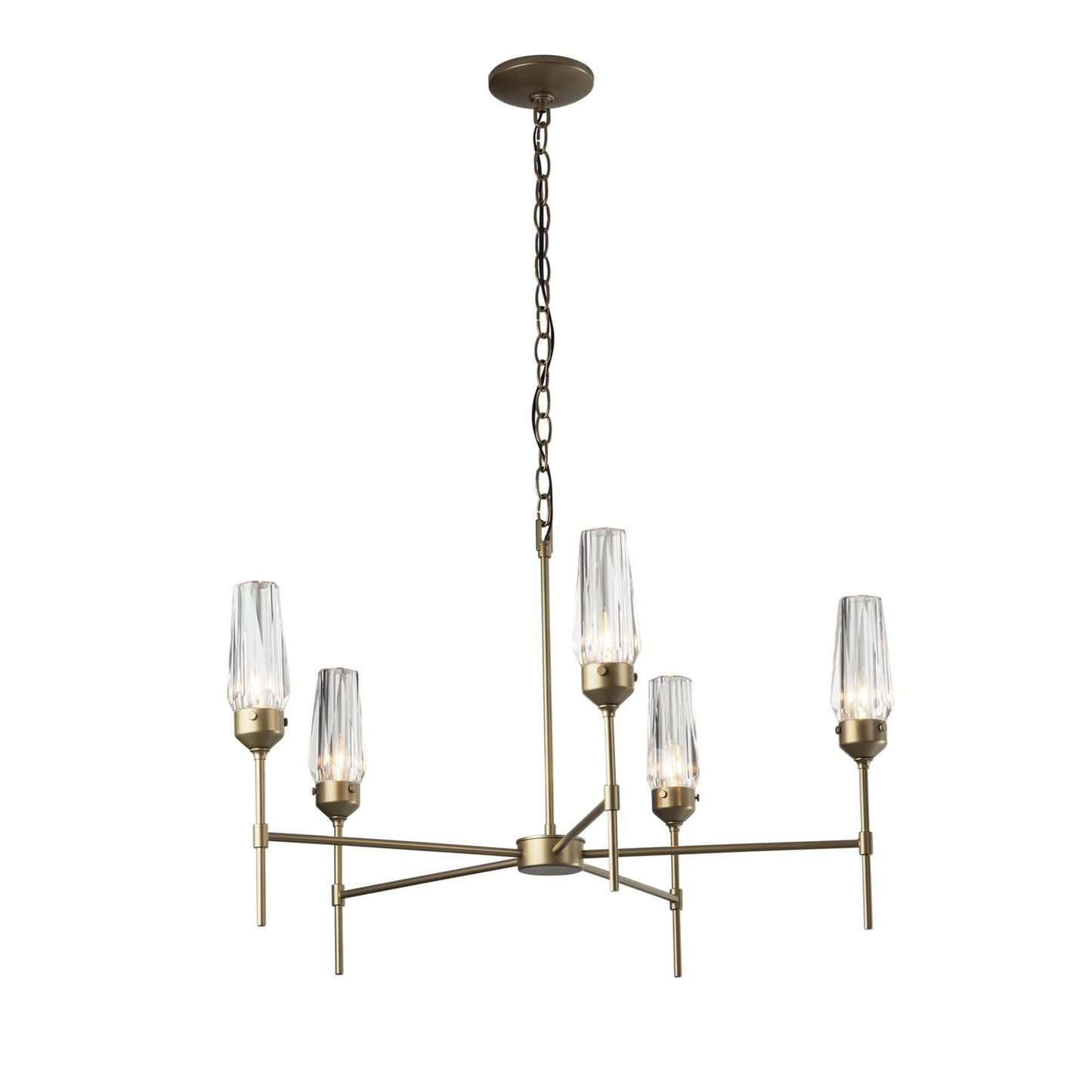 Hubbardton Forge Luma 30 Inch 5 Light Chandelier Cp270431