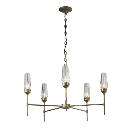 Hubbardton Forge Luma 30 Inch 5 Light Chandelier Cp270431