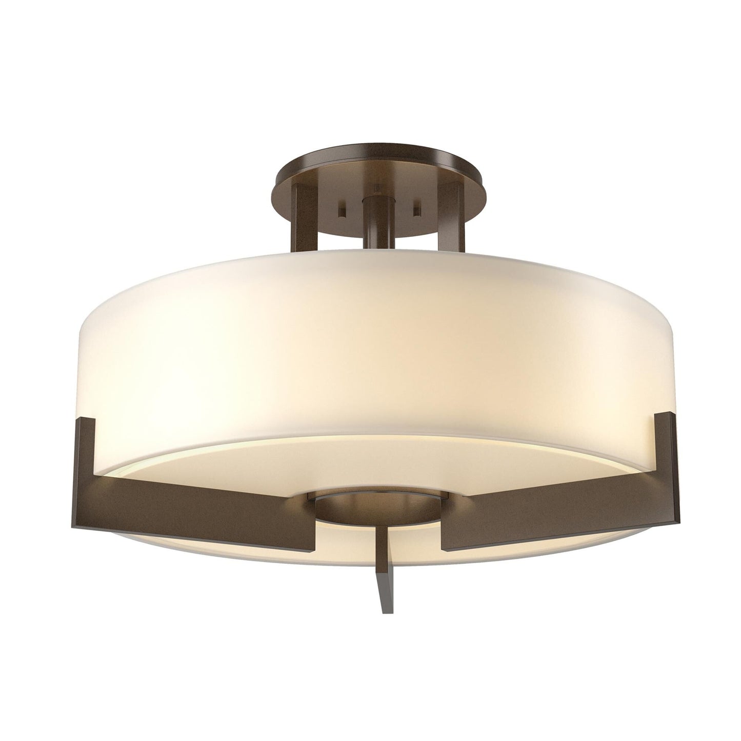 Hubbardton Forge Axis 19 Inch 3 Light Semi Flush Mount Cp15563