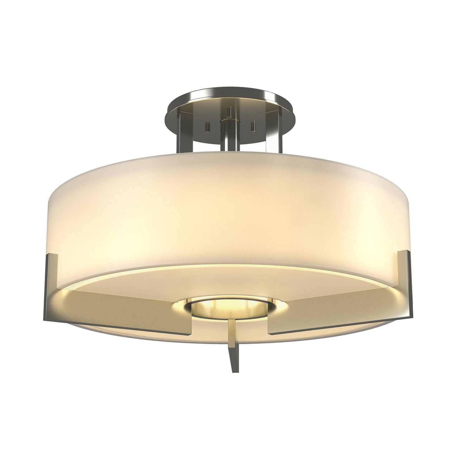 Hubbardton Forge Axis 19 Inch 3 Light Semi Flush Mount Cp15563