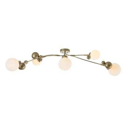 Hubbardton Forge Sprig 61 Inch 5 Light Semi Flush Mount Cp268777