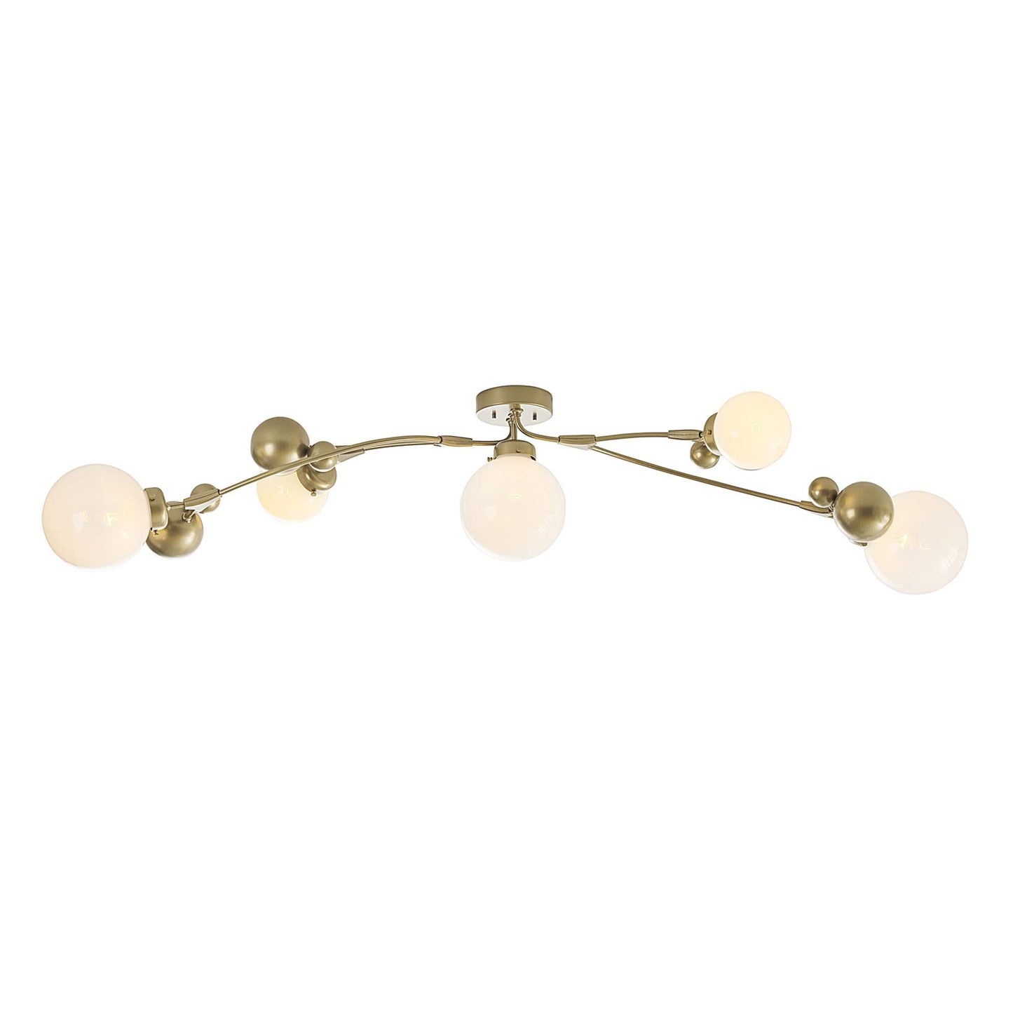 Hubbardton Forge Sprig 61 Inch 5 Light Semi Flush Mount Cp268777