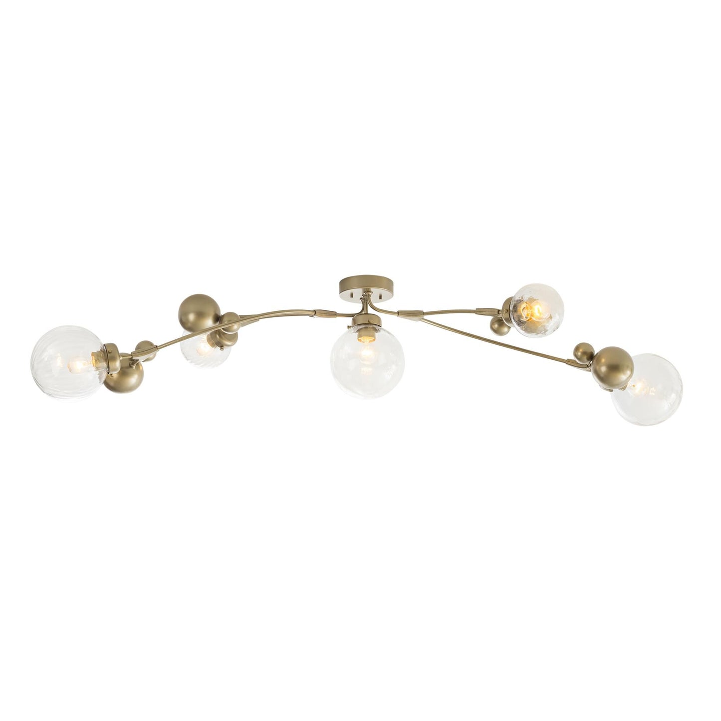 Hubbardton Forge Sprig 61 Inch 5 Light Semi Flush Mount Cp268777