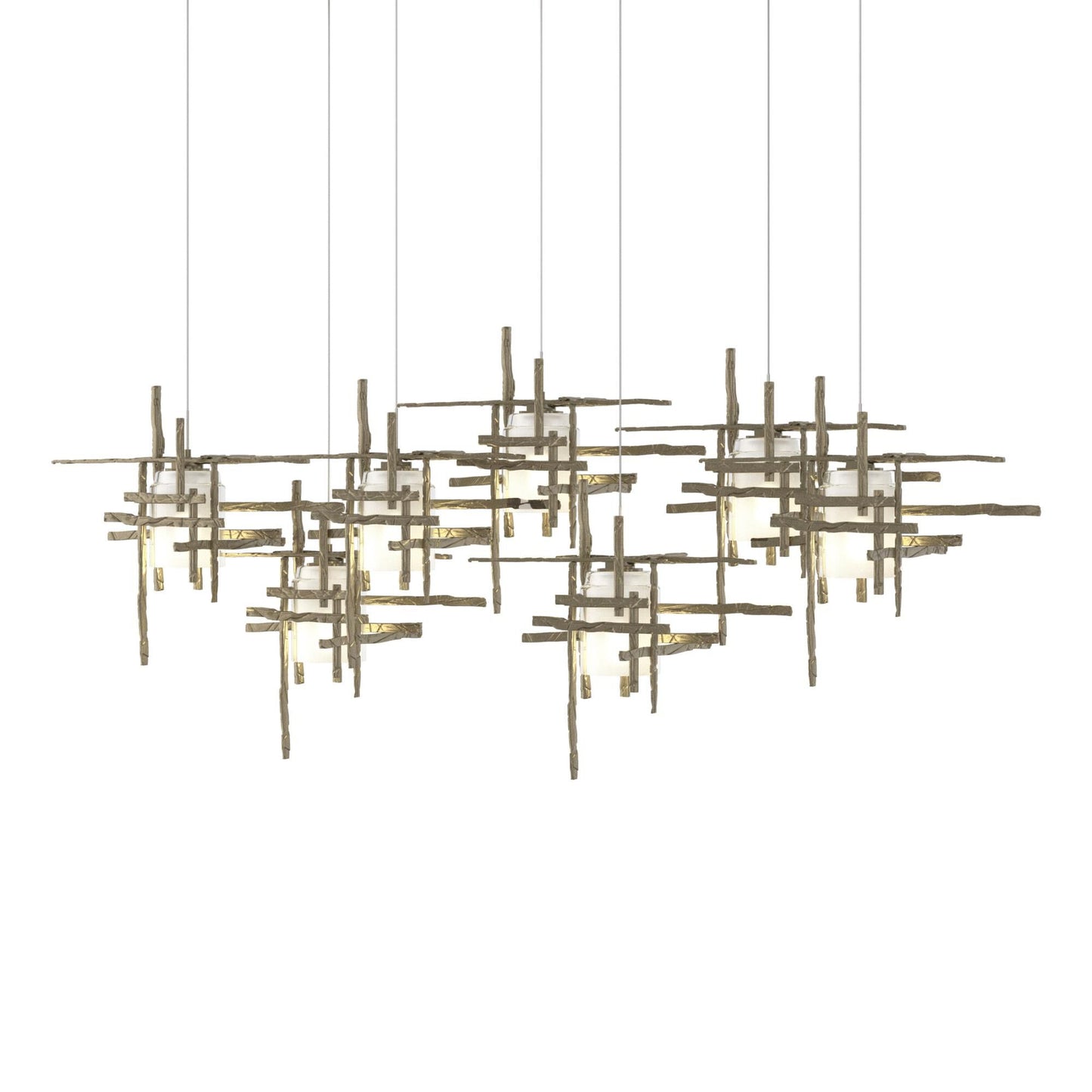 Hubbardton Forge Tura 53 Inch 7 Light Led Linear Suspension Light Cp737755