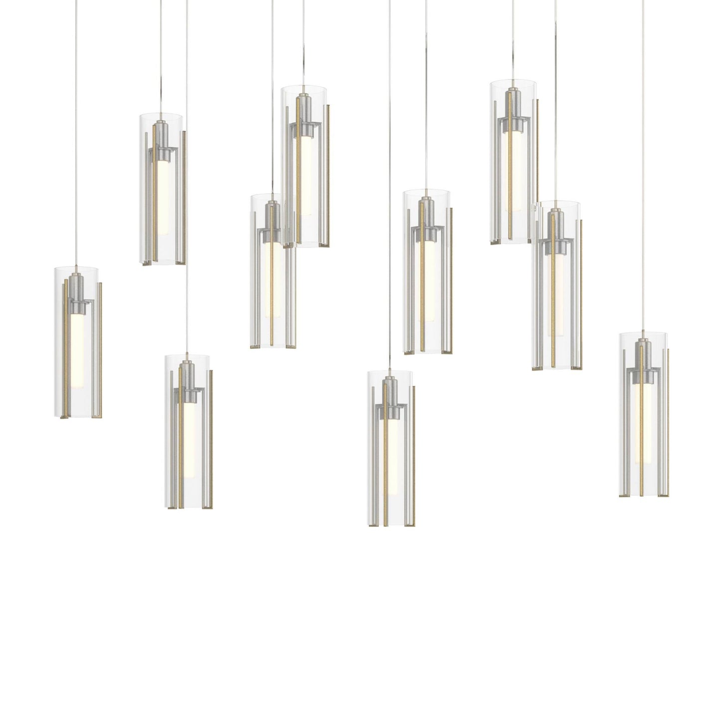 Hubbardton Forge Exos 44 Inch 10 Light Led Linear Suspension Light Cp737769