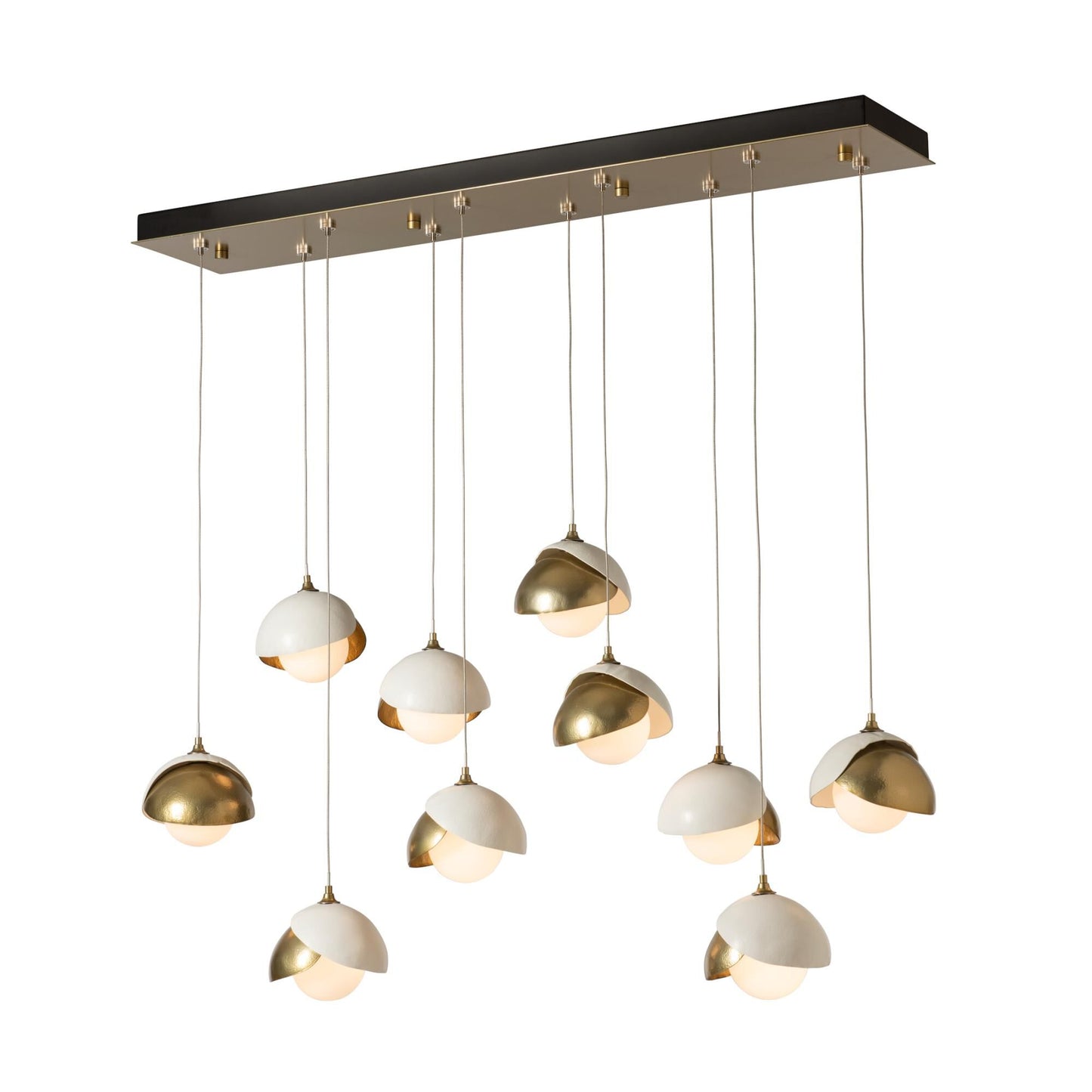 Hubbardton Forge Brooklyn 44 Inch 10 Light Led Linear Suspension Light Cp737770