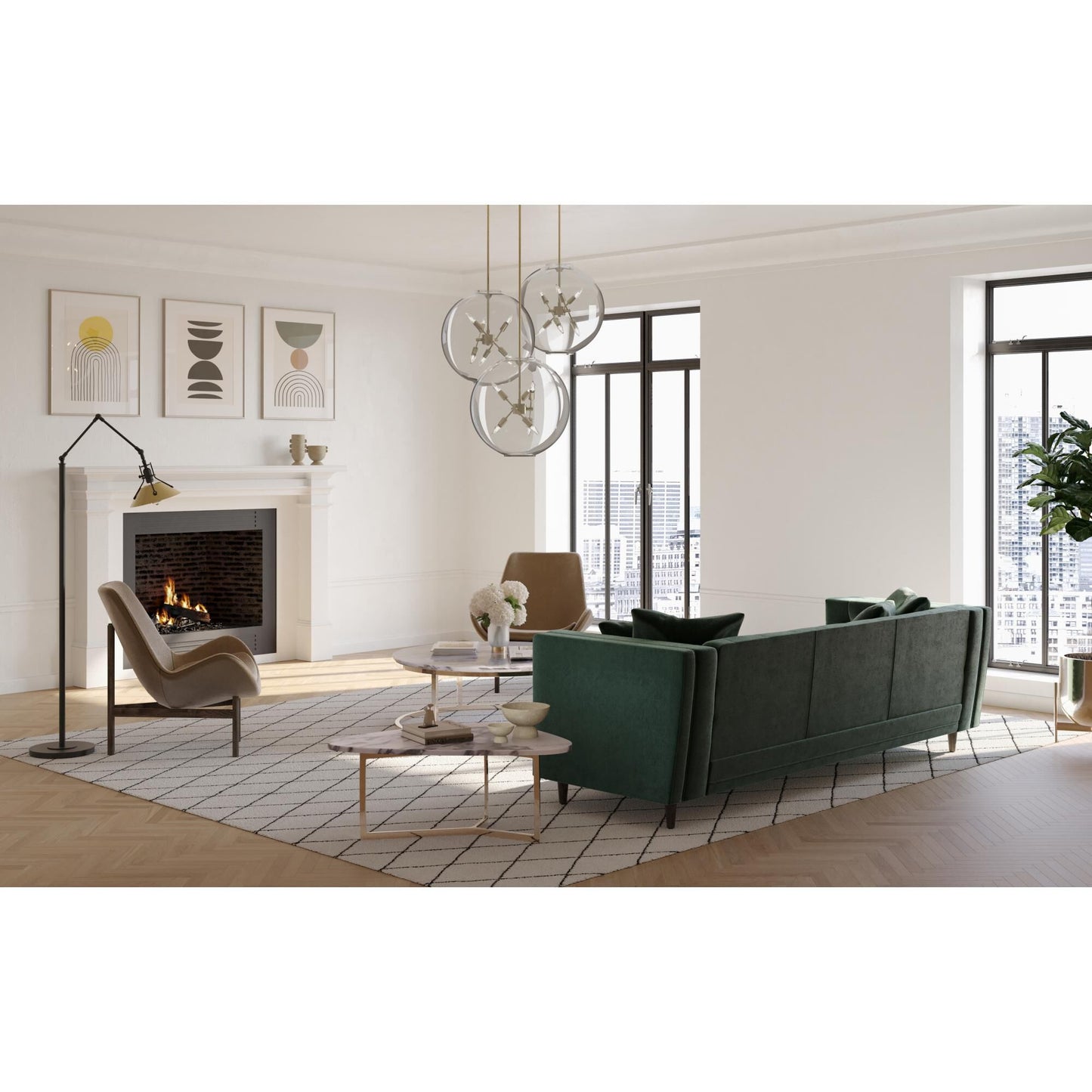 Hubbardton Forge Sfera 20 Inch Large Pendant Cp737787