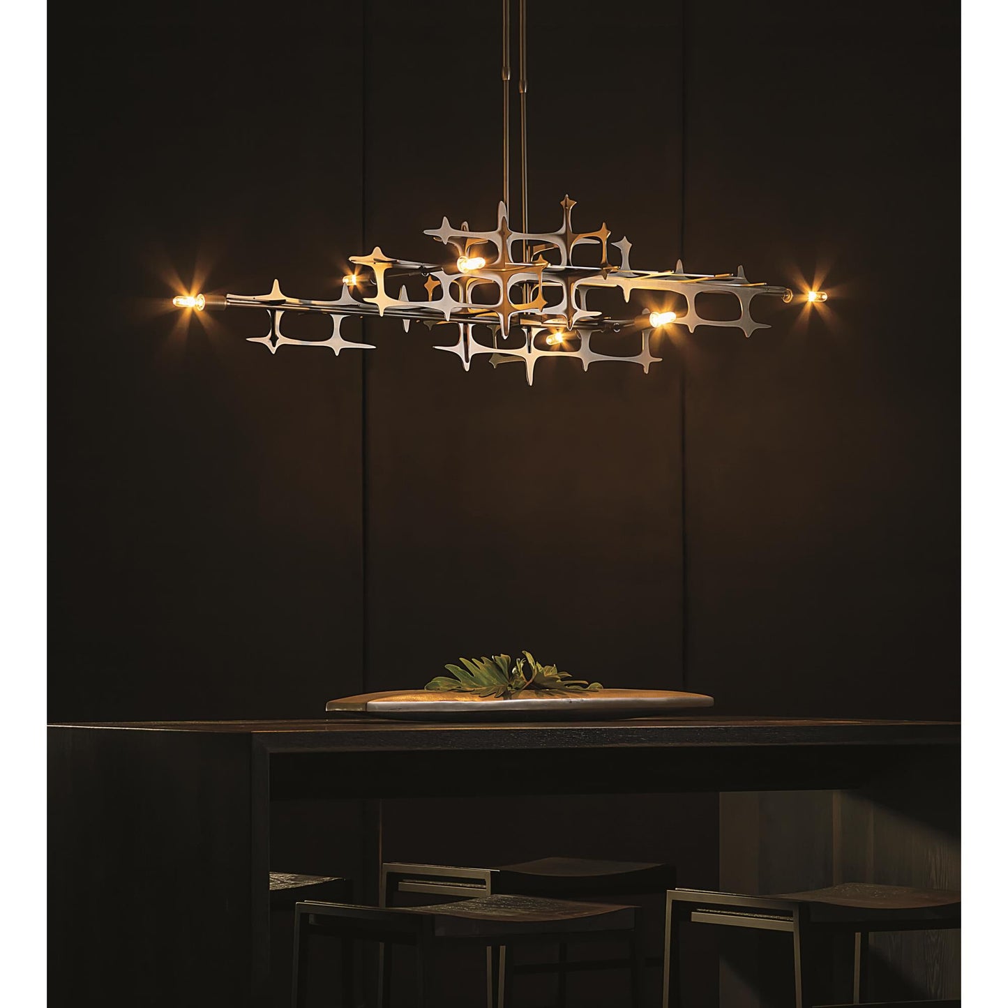 Hubbardton Forge Grid 53 Inch 6 Light Linear Suspension Light Cp268867