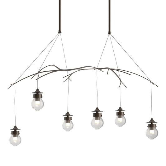 Hubbardton Forge Kiwi 36 Inch 6 Light Linear Suspension Light Cp18042