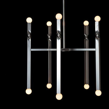 Hubbardton Forge Helix 25 Inch 10 Light Chandelier Cp773912