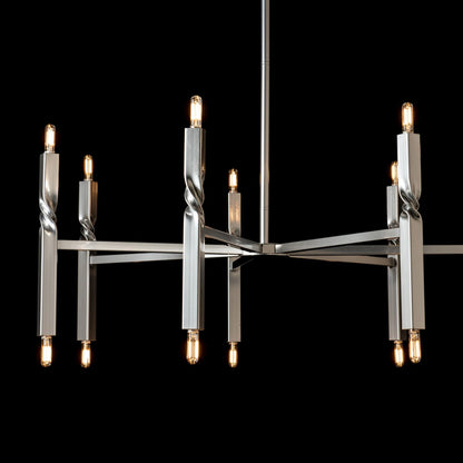 Hubbardton Forge Helix 37 Inch 14 Light Chandelier Cp773911